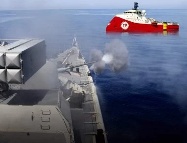 Κλιμακώνει την ένταση η Τουρκία - Στέλνει το Μπαρμπαρός νότια της Κύπρου (φώτο)